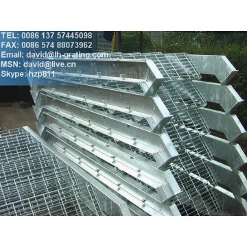 Escalera de acero galvanizado, escalera de acero galvanizado, rejilla de acero de la industria